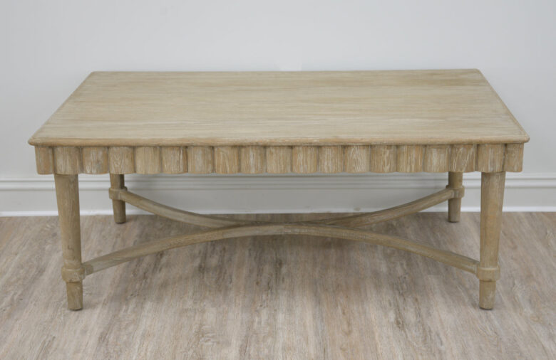 Manos Oak Coffee Table- Lillian Home