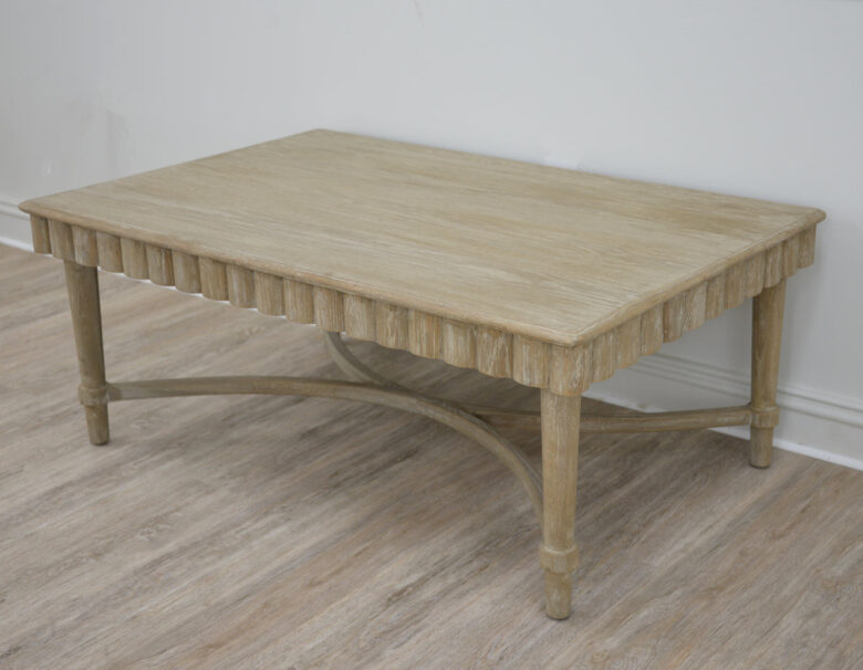 Manos Oak Coffee Table- Lillian Home