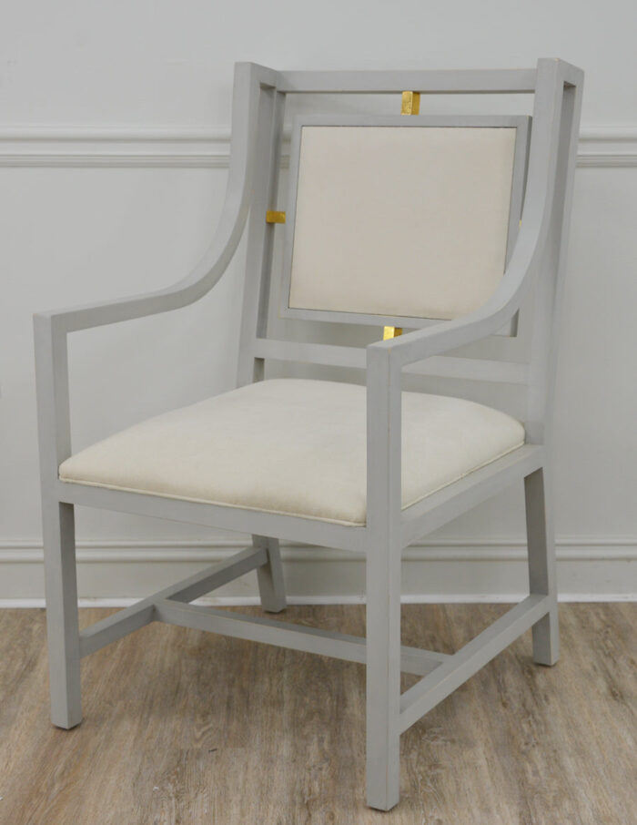 Patek Arm Chair Gray- Lillian Home
