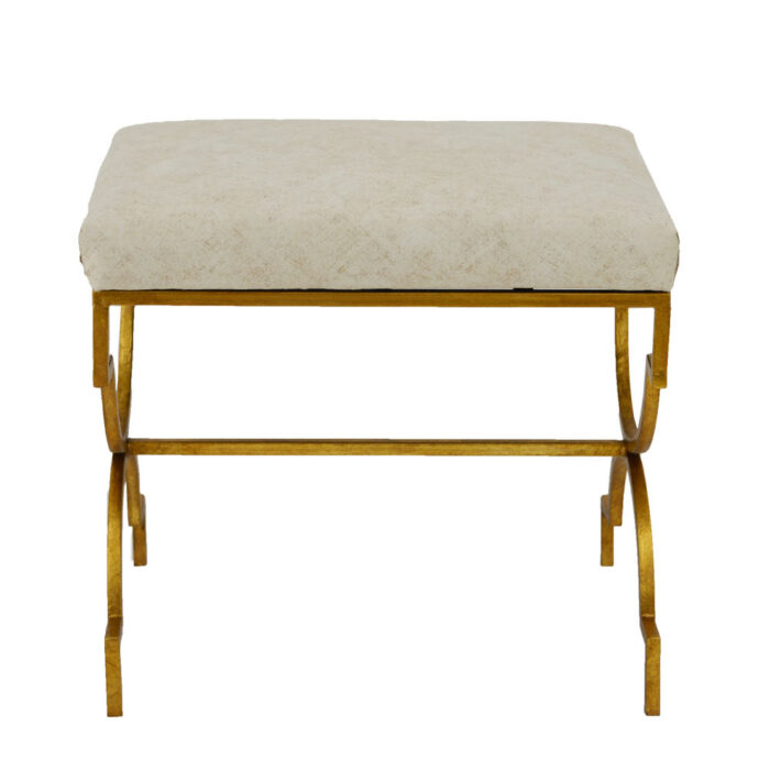 Gerald Small Gold Bench - Lillian Home