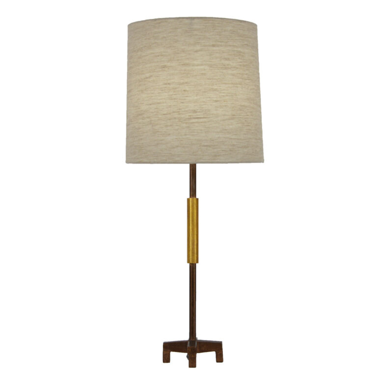 Ayla Brown and Gold Table Lamp- Lillian Home