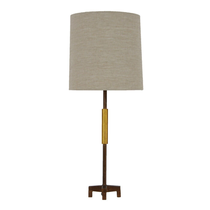 Aylan Brown and Gold Table Lamp