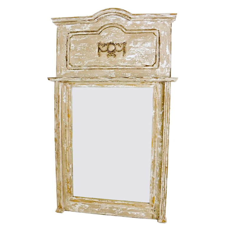 Lola Carved Wood Frame Mirror