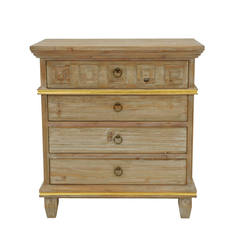 Donatello Wood Nightstand- Lillian Home