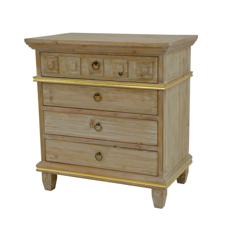 Donatello Wood Nightstand- Lillian Home