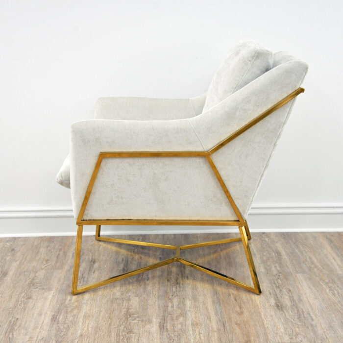 Hazel Gold Chair- Lillian Home