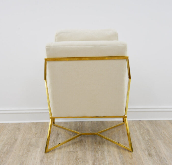 Hazel Gold Accent Chair- Lillian Home