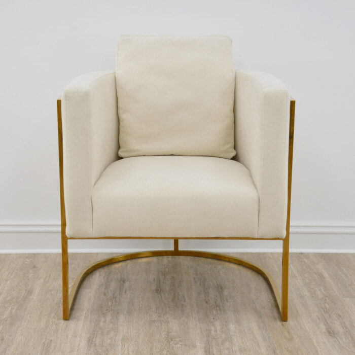 Paula Gold Chair- Lillian Home