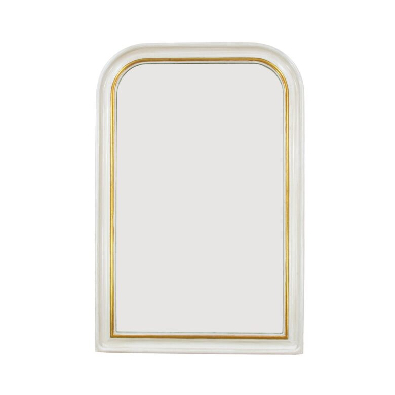 Tallulah white and gold Mirror