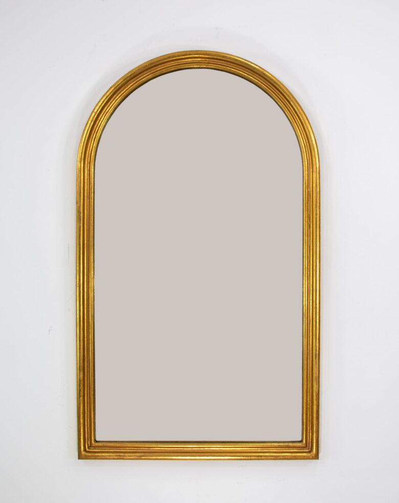 Ayla Gold Leaf Wall Mirror- Lillian Home