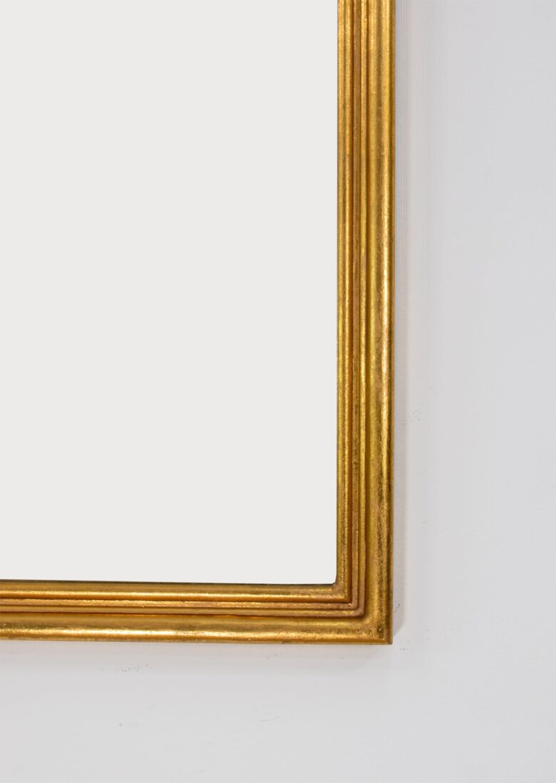 Ayla Gold Leaf Wall Mirror- Lillian Home