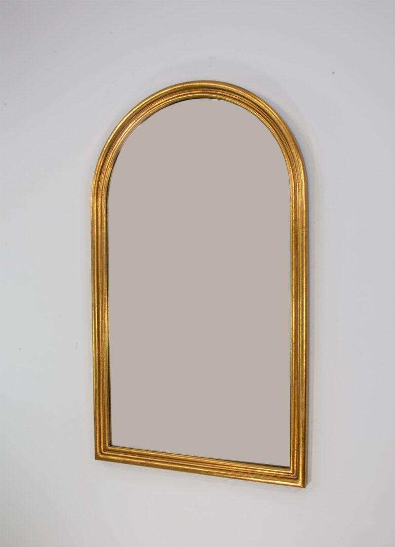 Ayla Gold Leaf Wall Mirror- Lillian Home