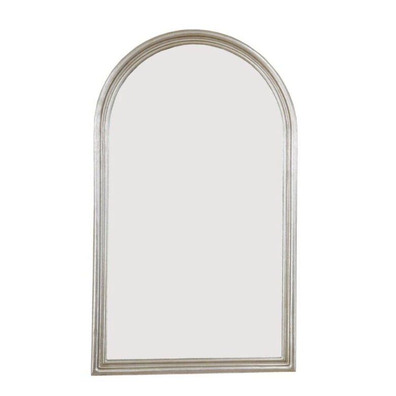 Ayla Silver Leaf Wall Mirror- Lillian Home