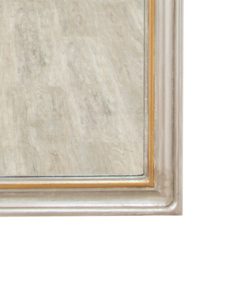 Isla Silver Gold Louis Philippe Floor Mirror- Lillian Home