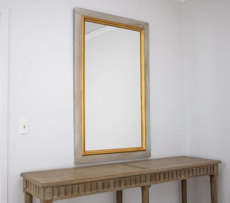 Niko Silver and Gold Mirror- Lillian Home