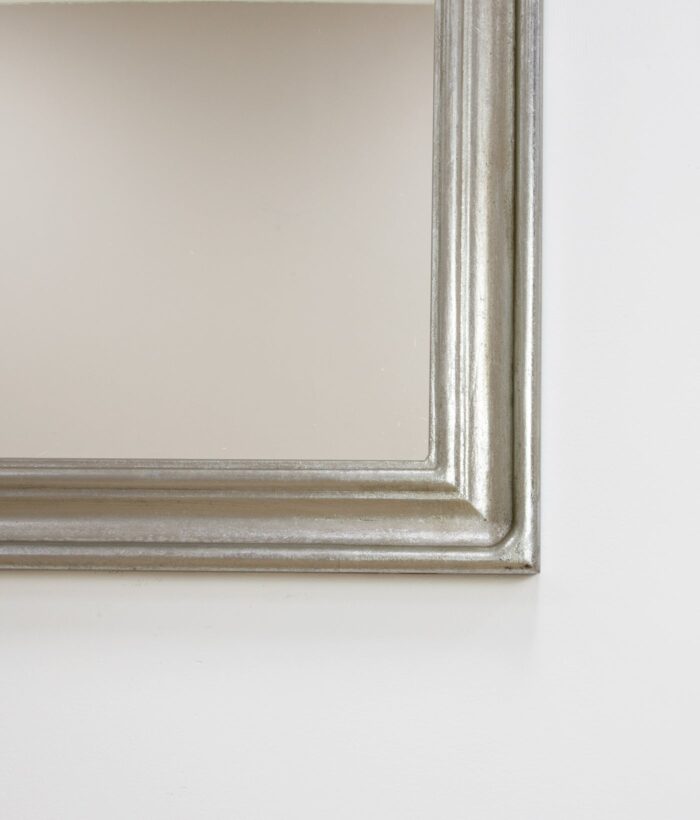 Nova Silver Leaf Louis Philippe Mirror