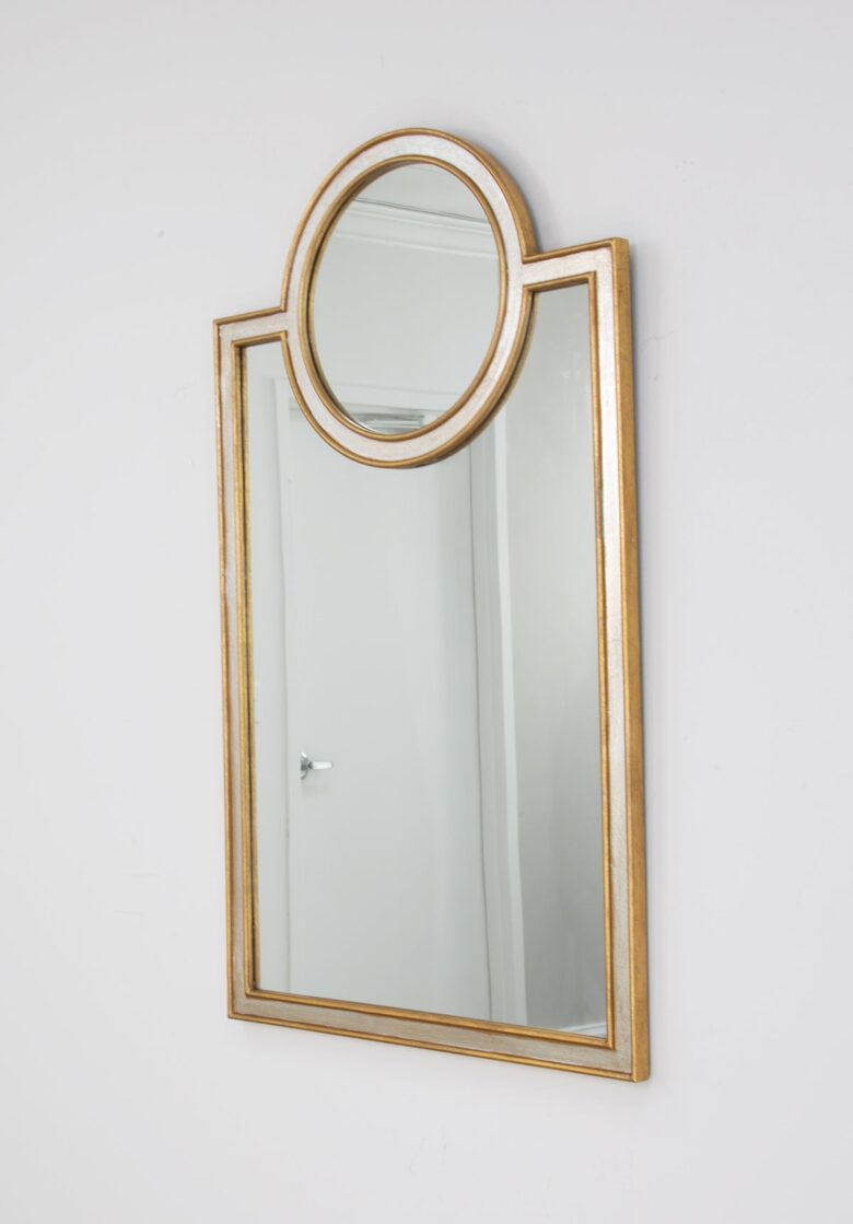 Lilly Silver and Gold Mirror- Lillian Home