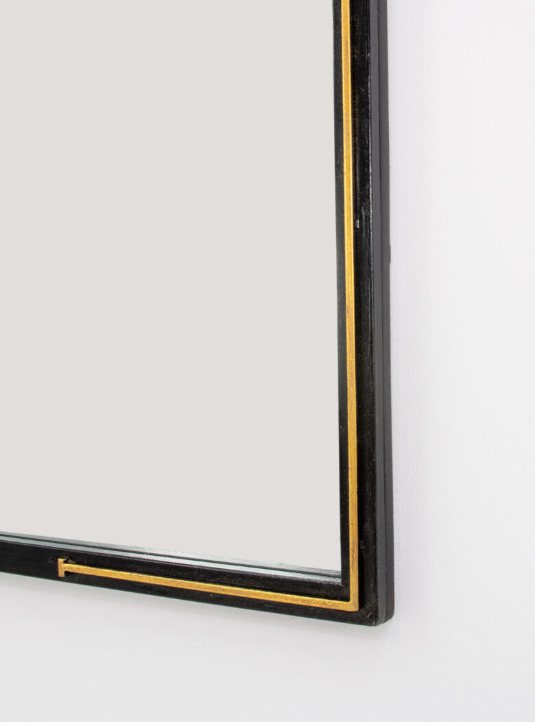 Tiffany Black and Gold Mirror- Lillian Home