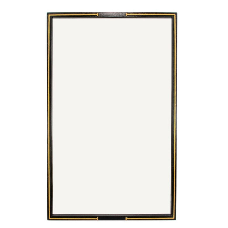 Tiffany Black and Gold Mirror- Lillian Home