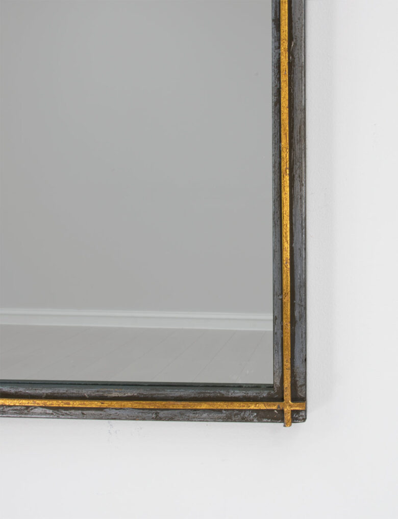 Lele Grey and Gold Mirror- Lillian Home