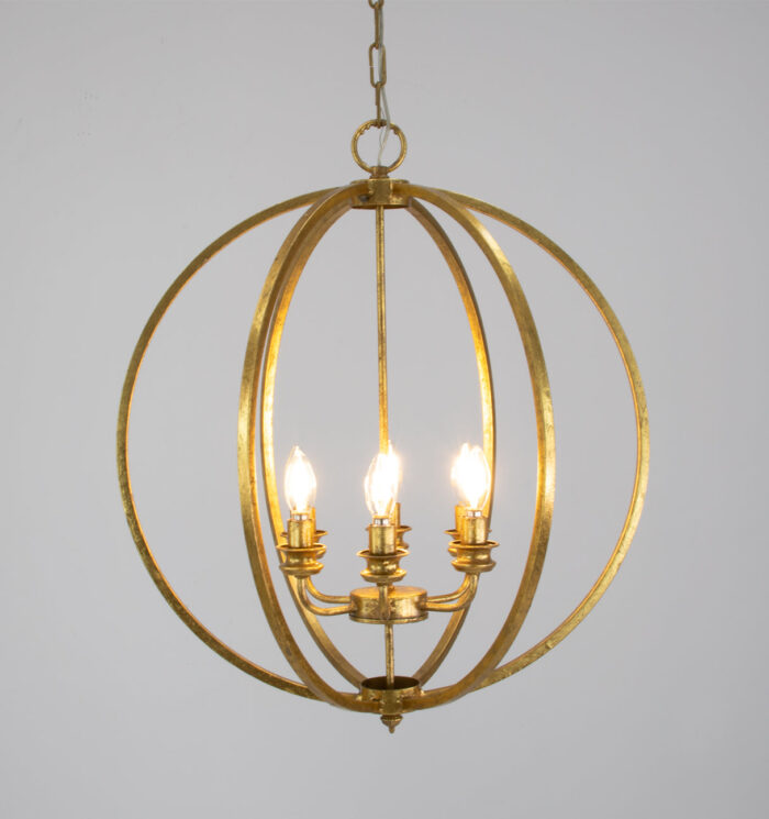 Olympus 6 Light Gold Lantern- Lillian Home
