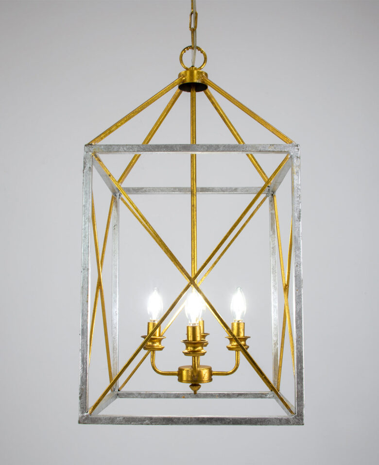 Megan Silver and Gold Lantern