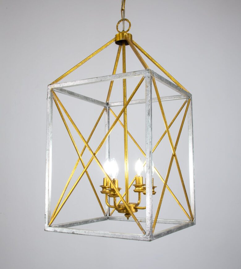 Megan Silver and Gold Lantern