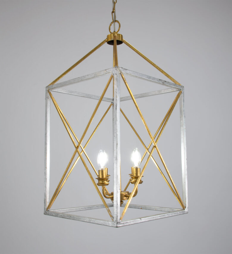 Megan Silver and Gold Lantern