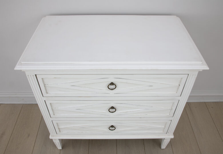 Sofia White Small Accent Table - Image 5