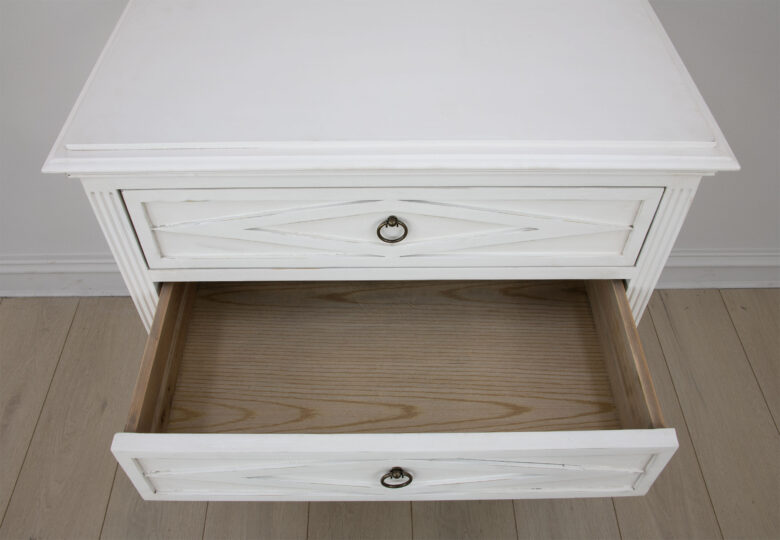 Sofia White Small Accent Table - Image 7