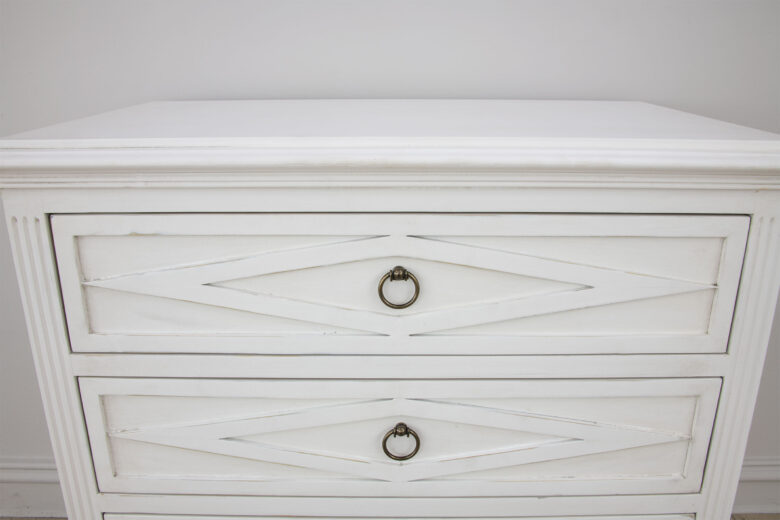 Sofia White Small Accent Table - Image 6