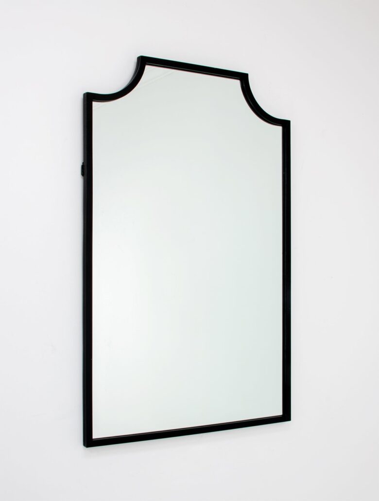 Altu Black Wall Mirror- Lillian Home