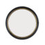 Arena Black and Gold Round Mirror- Lillian Home