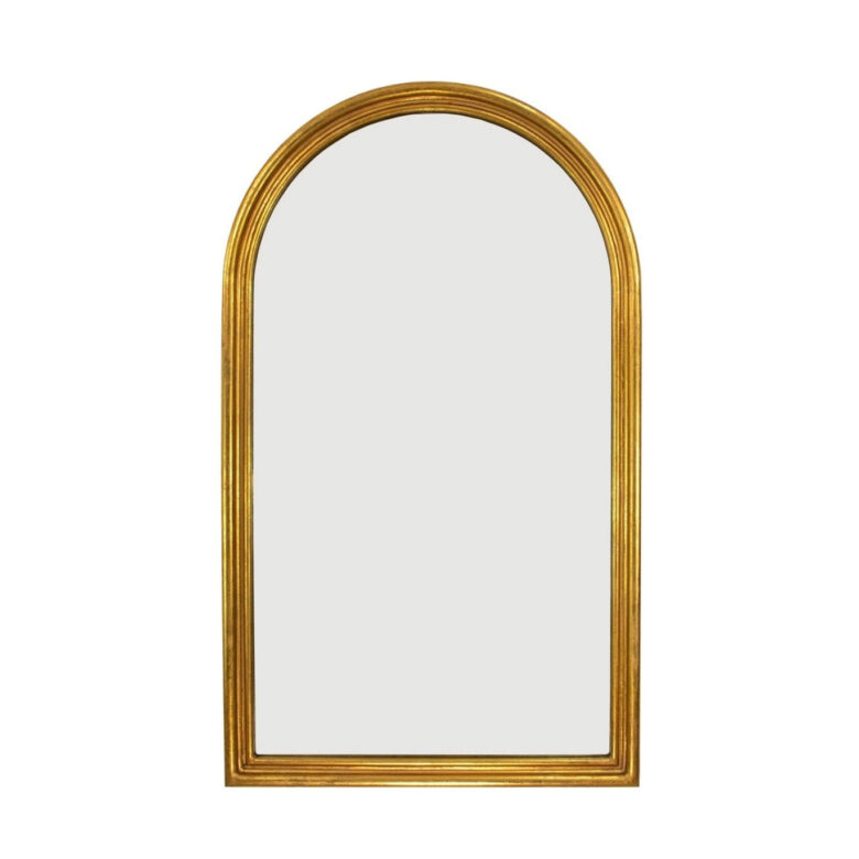 Ayla Gold Leaf Wall Mirror- Lillian Home