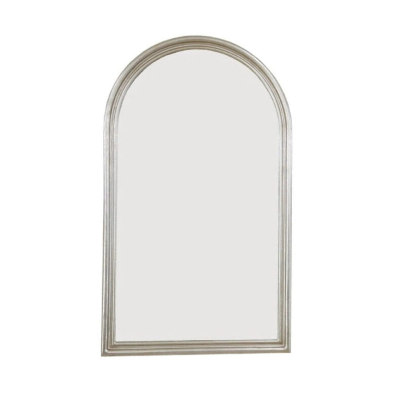 Ayla Silver Leaf Wall Mirror- Lillian Home