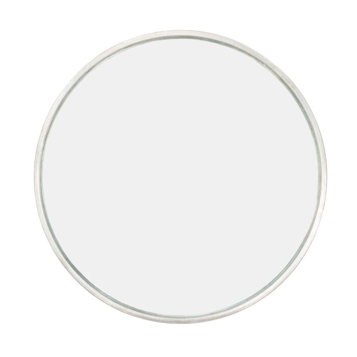 Circal Silver Round Mirror- Lillian Home