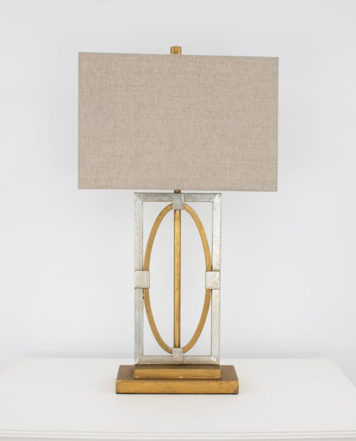 Fancey Silver and Gold Table Lamp- Lillian Home
