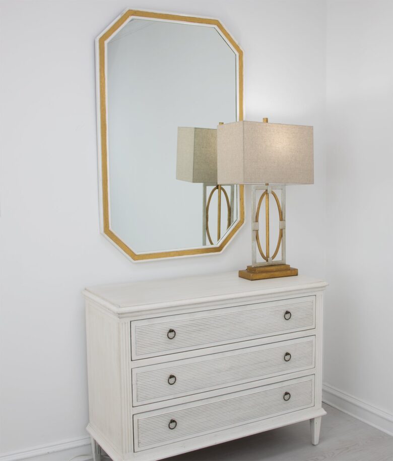 Fancey Silver and Gold Table Lamp- Lillian Home