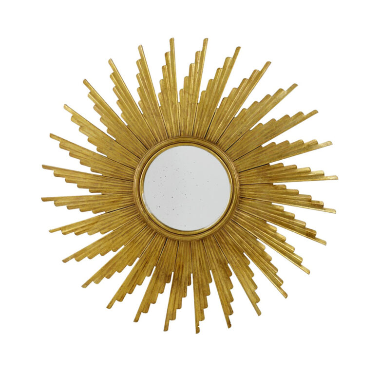 Gunner Gold Starburst Mirror- Lillian Home