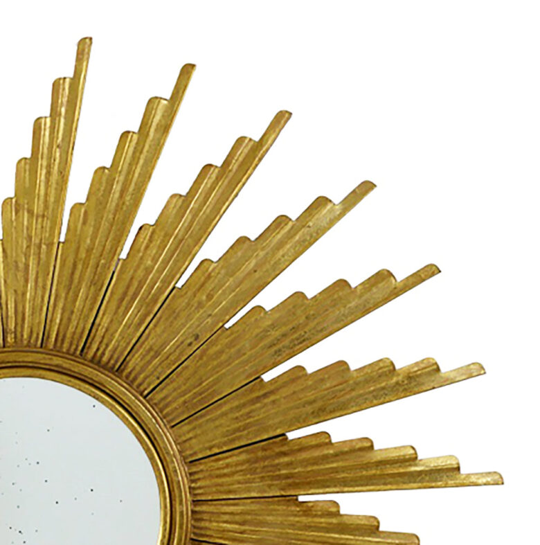 Gunner Gold Starburst Mirror- Lillian Home