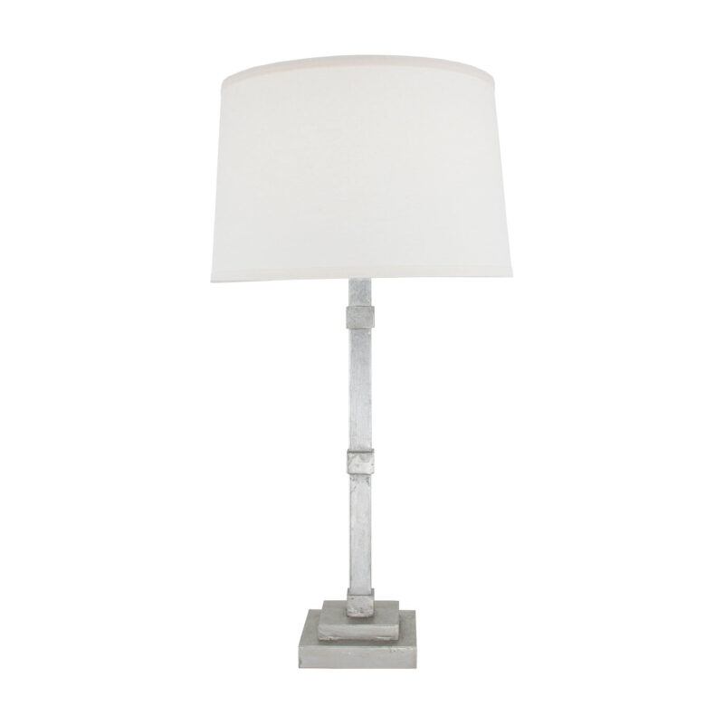 Irina Silver Leaf Table Lamp- Lillian Home