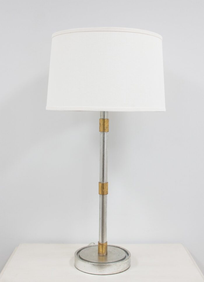Ivian Silver and Gold Table Lamp- Lillian Home
