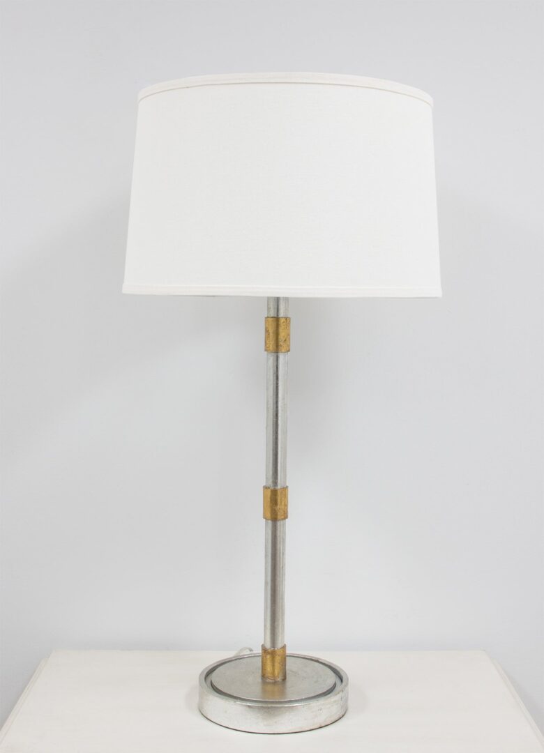 Ivian Silver and Gold Table Lamp- Lillian Home