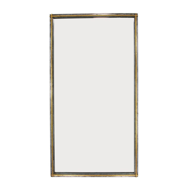 Lele Grey and Gold Mirror- Lillian Home