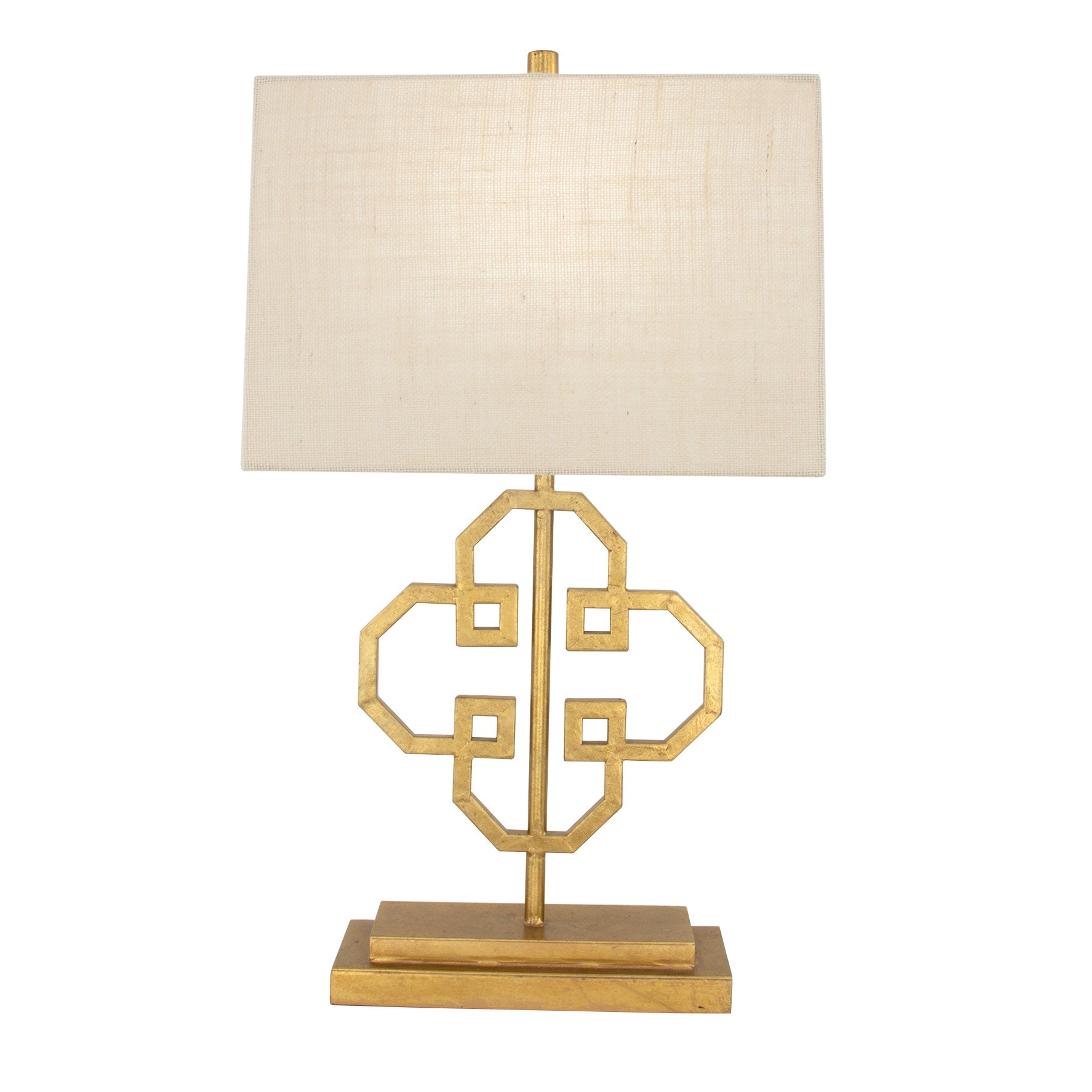 Lilu Gold Leaf Table Lamp- Lillian Home