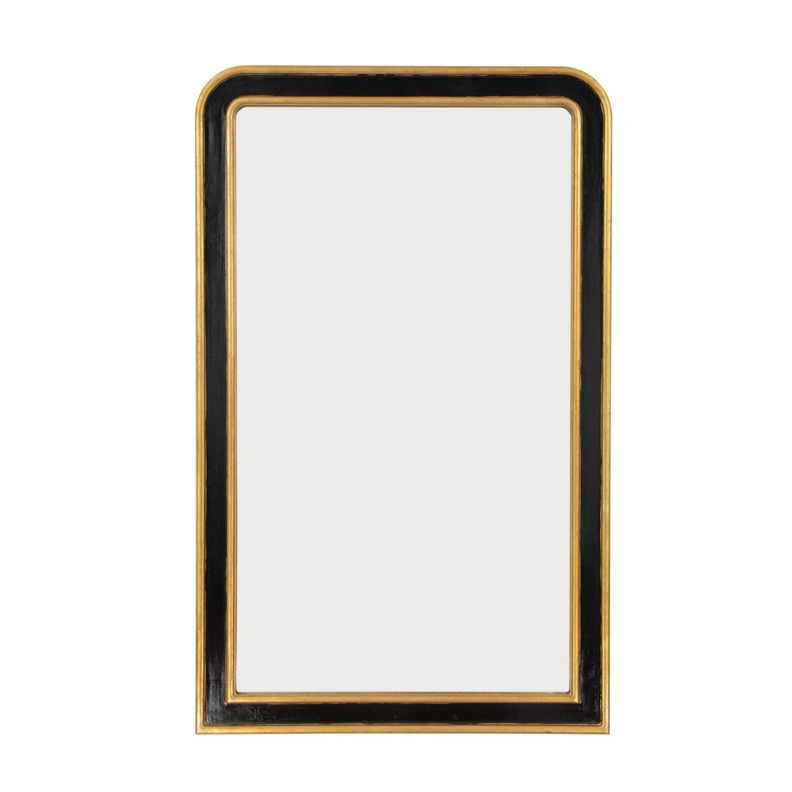 Louis Black and Gold Mirror- Lillian Home
