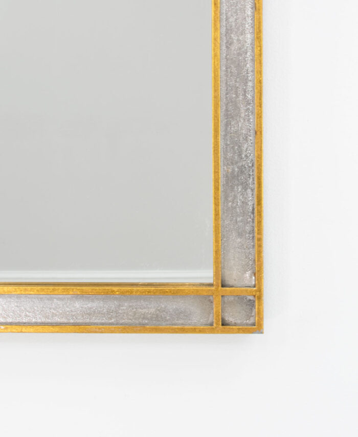 Mindy Silver and Gold Mirror