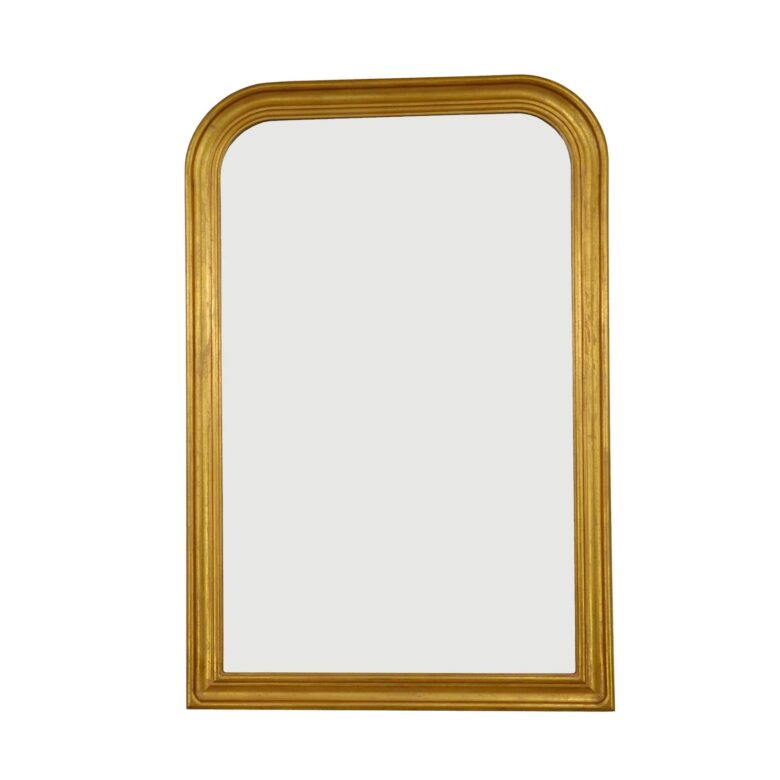 Nova Gold Leaf Louis Philippe Mirror- Lillian Home