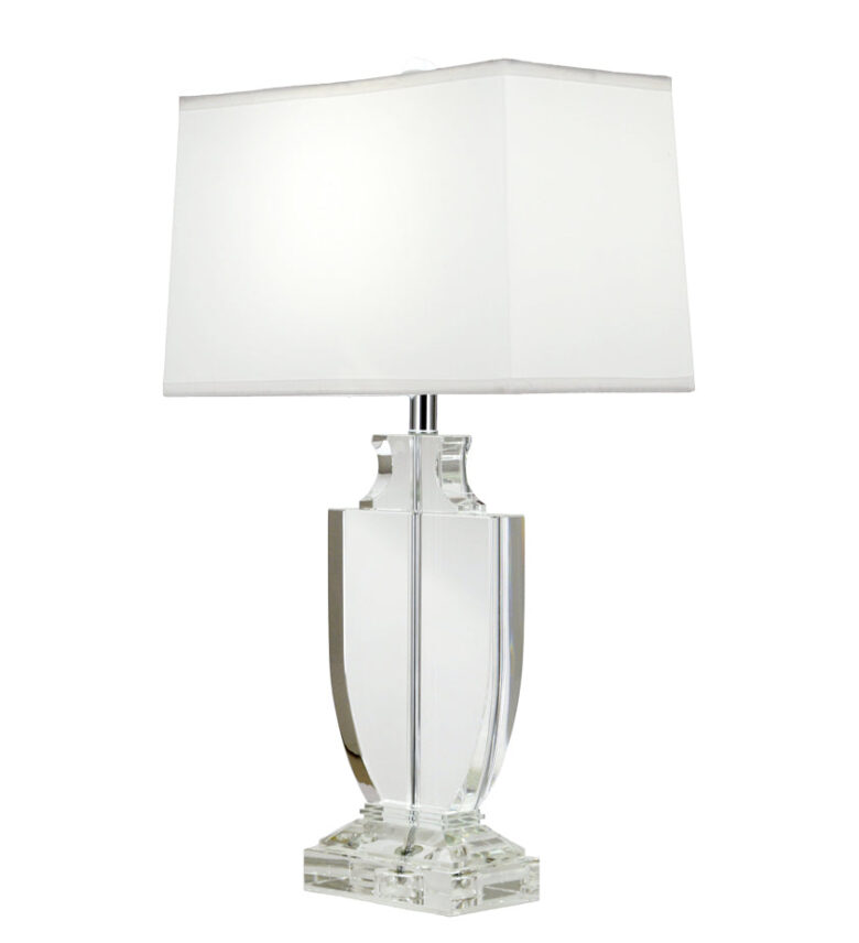 Olympia Solid Crystal Table Lamp - Lillian Home