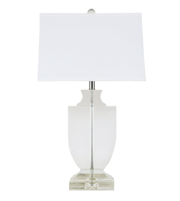 Olympia Solid Crystal Table Lamp - Lillian Home